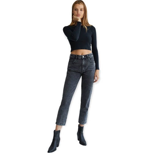 Pacsun Black High-rise Mom Jeans 26 | eBay