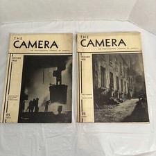 Set Of 5 "The Camera" Photographic Journals From 1932