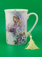 Angel Star Tea Cup Mug With Tassle 2018 Kitchen 4.25"