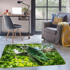 3D Peacock Tree B056 Animal Non Slip Rug Mat Elegant Photo Carpet Zoe