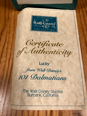 WDCC Walt Disney Classics Collection Figurine Lucky 1995 Ornament
