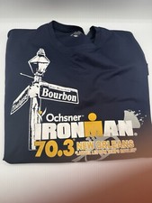 Ironman 70.3 New Orleans Shirt RARE Men  s XXL 2XL Inaugural Event 2010 Triathlon