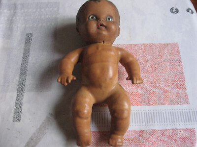 Ancien Poupon Baigneur En Caoutchouc - Taille 40 Cm - Fabrication Française