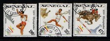 Senegal 1990 Barcelona Olympic Games SG1041-43 Used