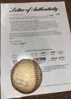 1969 New Mets Team Signed Baseball Psa Loa Seaver Ryan Grote Auction Ltr