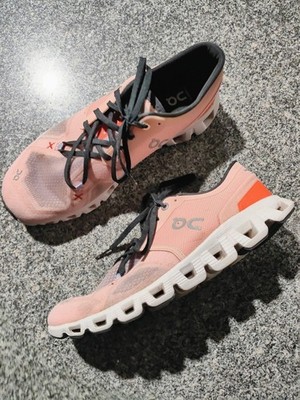 On Cloud X 3 Sneakers Womens 8.5 Rose Sand Pink Running Trainer 60.98691