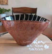 KOSTA BODA SIGNED VASE MONICA BACKSTROM HAND Painted Phillip Morris Invitational