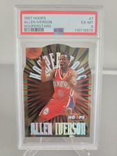 1997-98 NBA Hoops - Hooperstars Allen Iverson #7