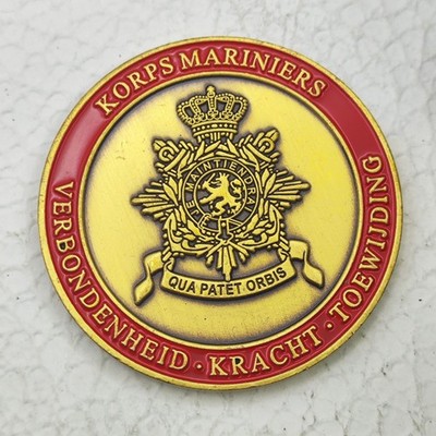 Netherlands Marine Corps Commando Physical Training Challenge Coin