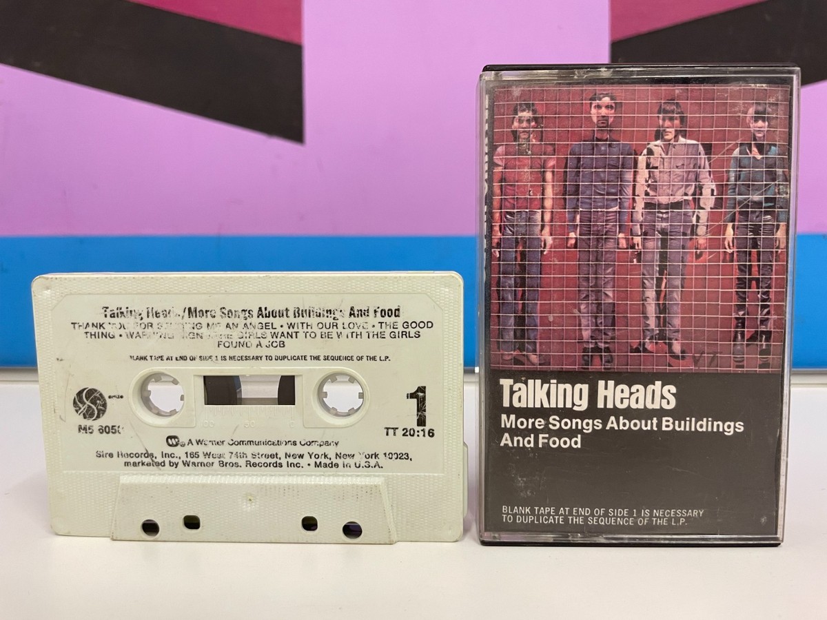 Talking Heads Cassette Tape 1978 More Songs About Buildings And