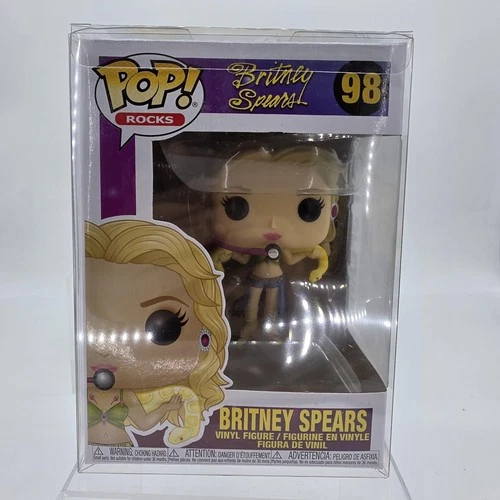 Funko Pop Rocks Britney Spears 98 Multicolor Standard Vinyl Figure W Protector