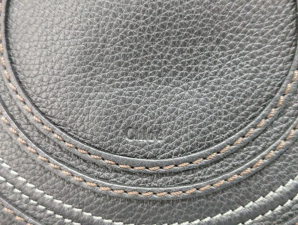 Chloe Mini Marcie Leather Shoulder Crossbody Bag Black Authentic RARE - Image 2 of 4