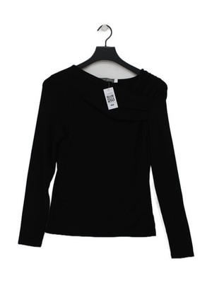 Neuwertiges Samt Damen Top S schwarz Viskose mit Elasthan Basic