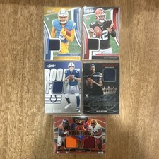 Panini NFL Rookie Patch Autograph Card Lot 10 Von Miller, Riley Leonard