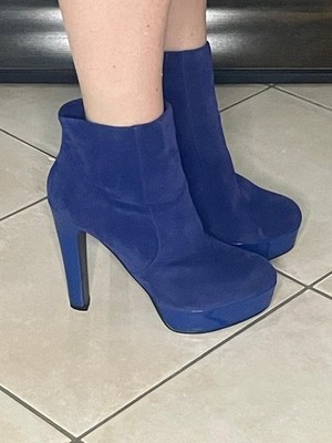 Blaue Stiefelette Von Belle Women Gr.40 Absatz  14cm Top