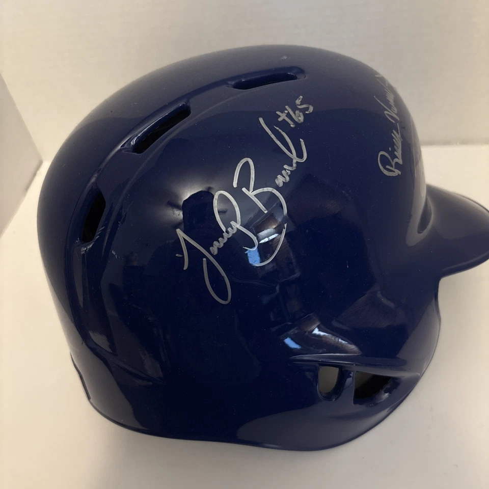 SIGNED TEXAS RANGERS Rawlings S100 Pro Comp Helmet 13 Names 2019 Spring Training - Image 2 of 4