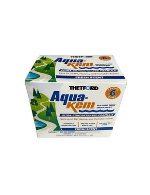 THETFORD 50437 96901 Waste Holding Tank Treatment; Aqua-Kem; Package Of 6