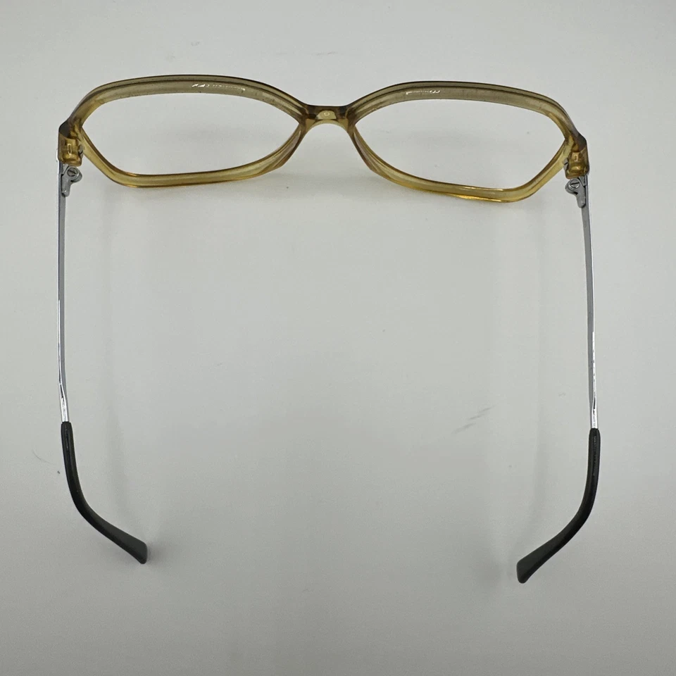 Anteojos vintage viennalinos - marcos redondos de plástico ámbar de Alemania Foto 4 de 4