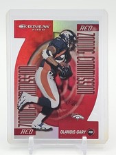 OLANDIS GARY 2000 DONRUSS ZONING COMMISSION RED #ZC-26 /7 BRONCOS Q7185