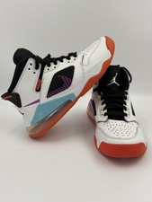 Nike Air Jordan Mars 270 GS Youth Boys 5Y White/Orange/Blk BQ6508-102 Sneakers