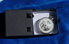 Englsh Verge Fusee pocket watch, unknown maker, Silver cased, - 1868