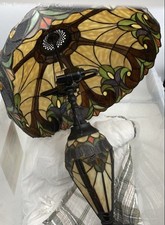 Tiffany Style Multicolor Victorian Lighted Base Night Light Table Lamp