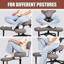 Ergonomic Meditation Chair Cross Legged Home Office ADHD Chair Adjustable Height