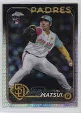 2024 Topps Chrome Update Prism Refractor Yuki Matsui #USC187 6tw