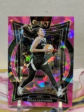 2025 Panini Select WNBA #17 Megan Gustafson Pink Ice Prizms