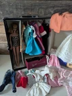 Vintage Barbie #5 Blonde Ponytail 1960  w/Black Case Clothing Accessories