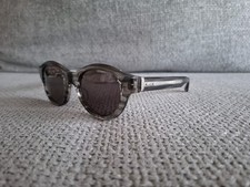 MATSUDA Round Sunglasses Model M1021 Antique Silver Swirl Gray LNS 48-22