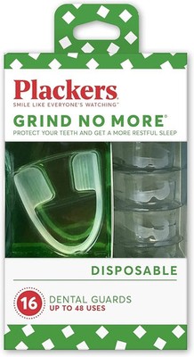 Plackers Grind No More Dental Nachtschutz für Zähneknirschen, 16 Stück UK Verkäufer