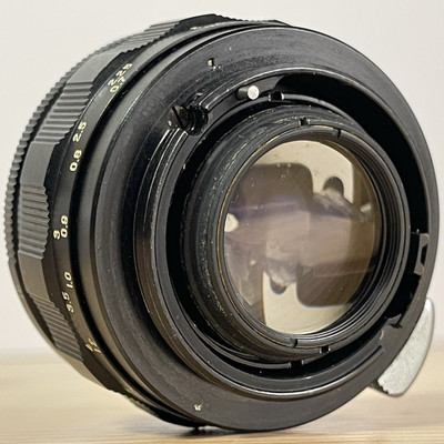 ULTRA RARE Black?] Asahi Pentax Auto-Takumar 55mm f1.8 M42 for K