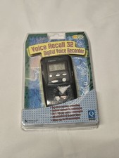 Voice Recall 32 Digital Voice Recorder NEW Small Pocket-Size Stores 99 Messages