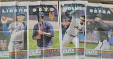 NY Mets Baseball (4) Posters Feancisco Lindor Juan Soto Clay Holmes Koda Senga