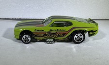 2014 Hot Wheels #99 HW City-Mustang 50 '71 MUSTANG FUNNY CAR Green w/Chrome 5Sp