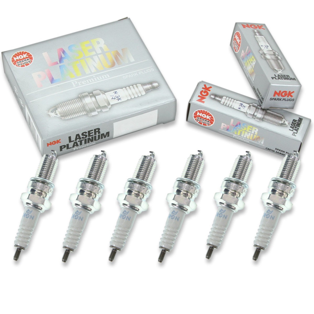6 pc NGK 2842 PJR7A Laser Platinum Spark Plugs for X22EPR-GL RA8PHP 7972 zn