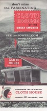 1950's Cherokee Textile Mills Cloth House Gatlinburg Brochure