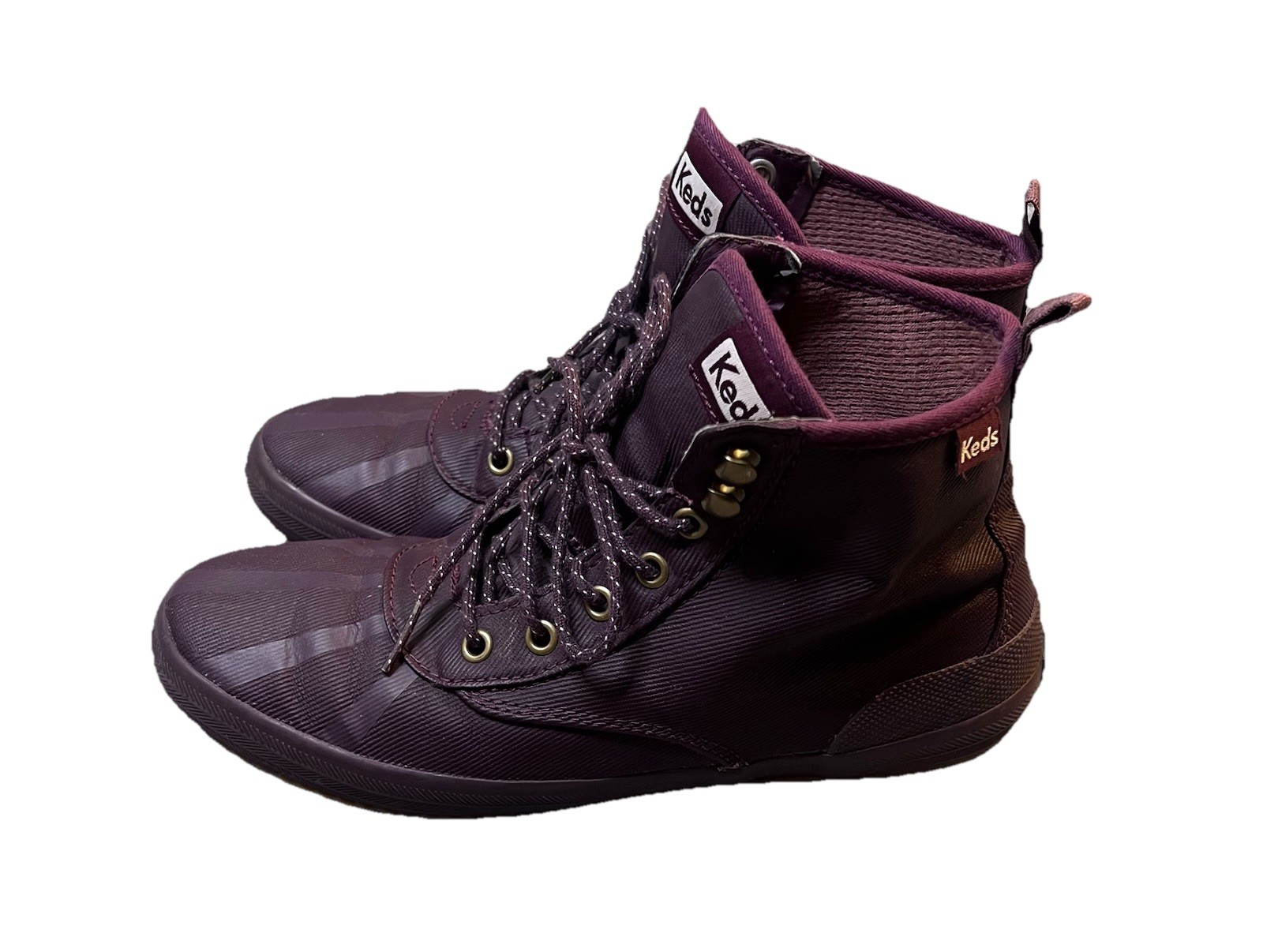 Keds Scout Boots Womens Size 7 Burgundy Ankle Sneakers