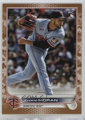 2022 Topps Series 2 Memorial Day Camo 17/25 Jovani Moran #387 Rookie RC my8