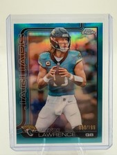 2025 Topps Chrome Trevor Lawrence #138 Aqua Refractor /199