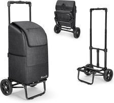 Grocery Cart on Wheels 330lbs Foldable Utility Hand Truck