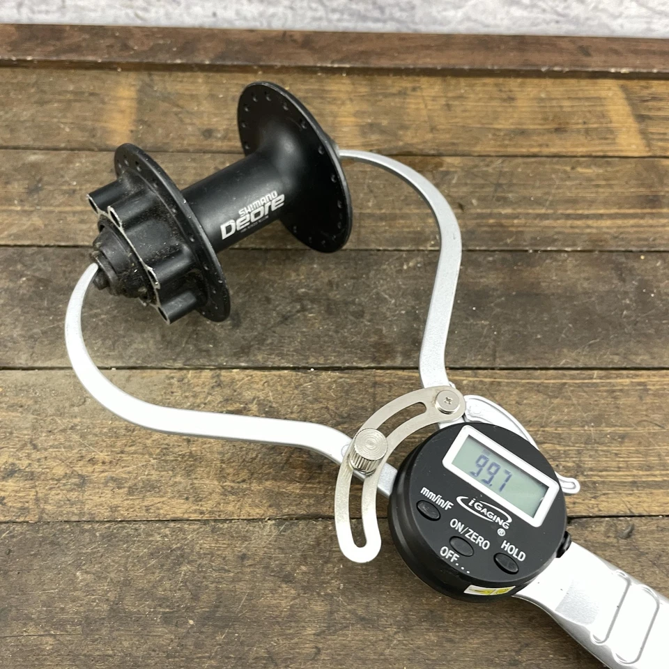 Shimano Deore HB-M525 Front Hub 100mm QR 6-Bolt Disc Brake Black 9mm VIA-M MTB - Image 4 of 4