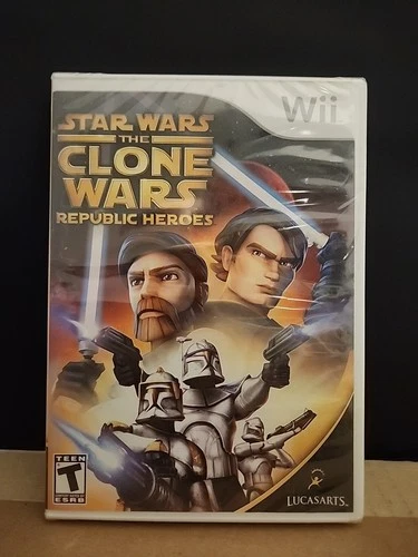 Star Wars the Clone Wars Republic Heroes - Nintendo Wii Unopened
