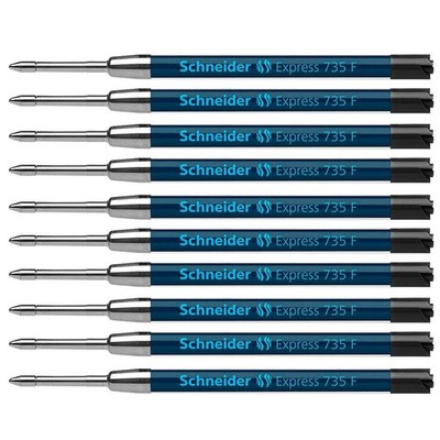 10 Schneider Express 735 Kugelschreiberminen F schwarz 7351