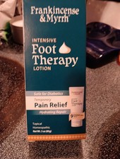 Frankincense and Myrrh Foot Pain Relief Cream - Intensive Foot Therapy Lotion...
