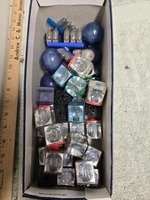 box of camera flash bulbs flashbulbs, untested but most still have blue dot