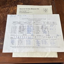 Scorecard 1982 - Glamorgan v Middlesex - Schweppes Championship