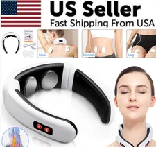 Electric Cervical Pulse Neck Massager Muscle Relax Massage Magnetic Therapy US