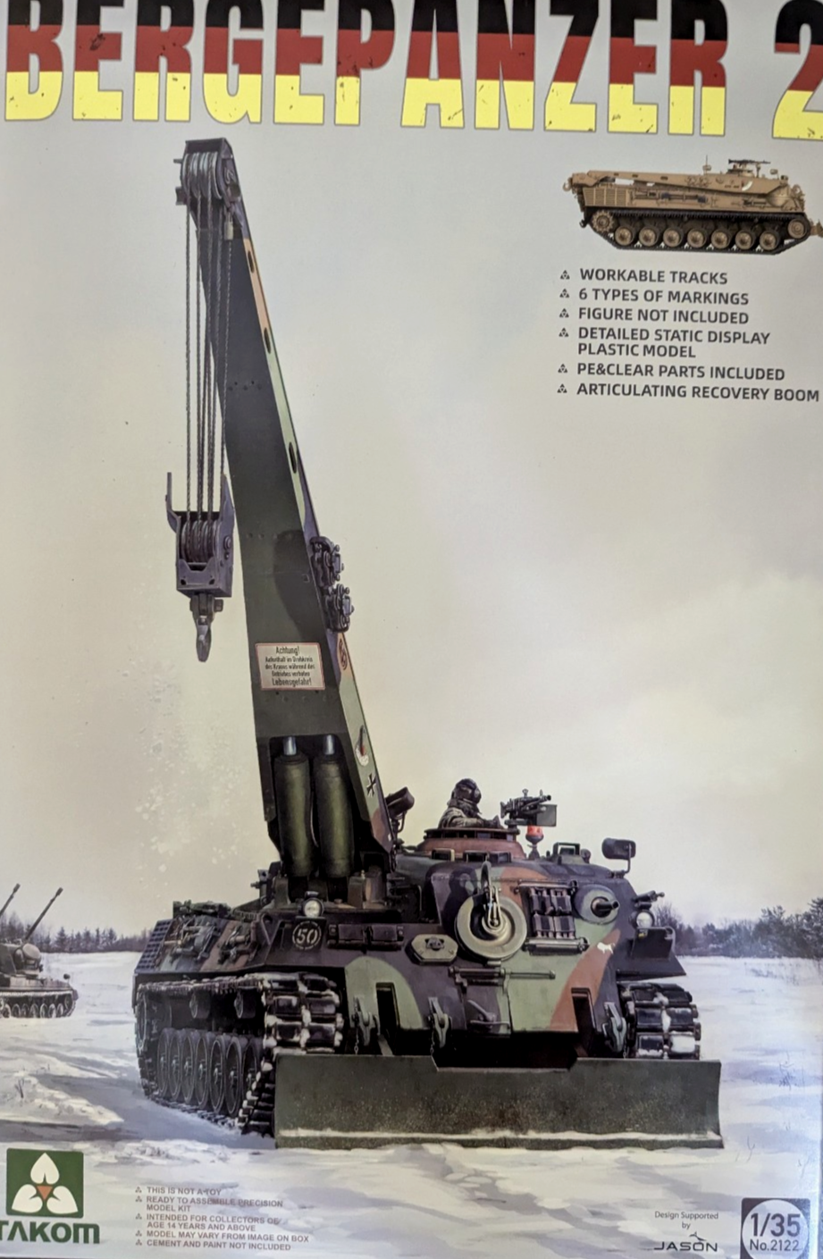 Takom Tak2122 1:35 Bergepanzer 2 - Bild 4